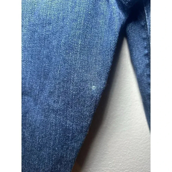 Hudson Nico Mid Rise Skinny Crop Jeans Women's Size 32 Ankle Zip Denim - Picture 9 of 11